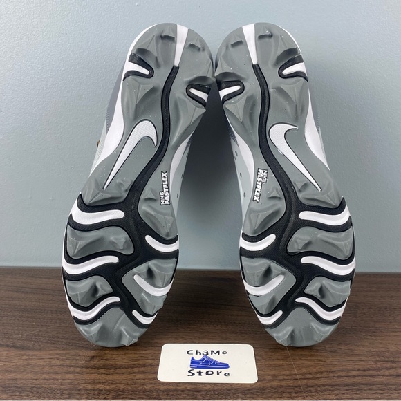 Nike Baseball Cleats Diamond Alpha Huarache 4 Keystone Gray DJ6524-012 Men Sz - Picture 7 of 10